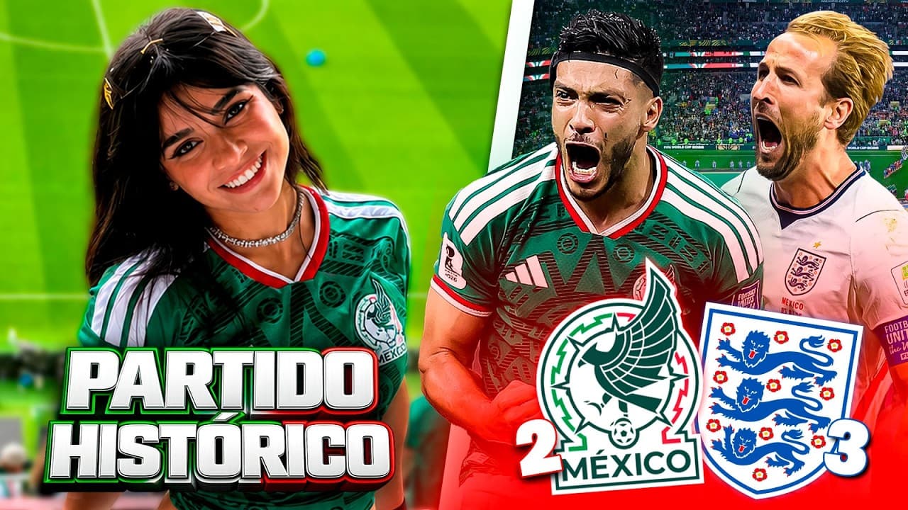 PARTIDO HISTÓRICO 🇲🇽 MÉXICO 2-3 INGLATERRA 🏴󠁧󠁢󠁥󠁮󠁧󠁿 - VLOG EN EL ESTADIO