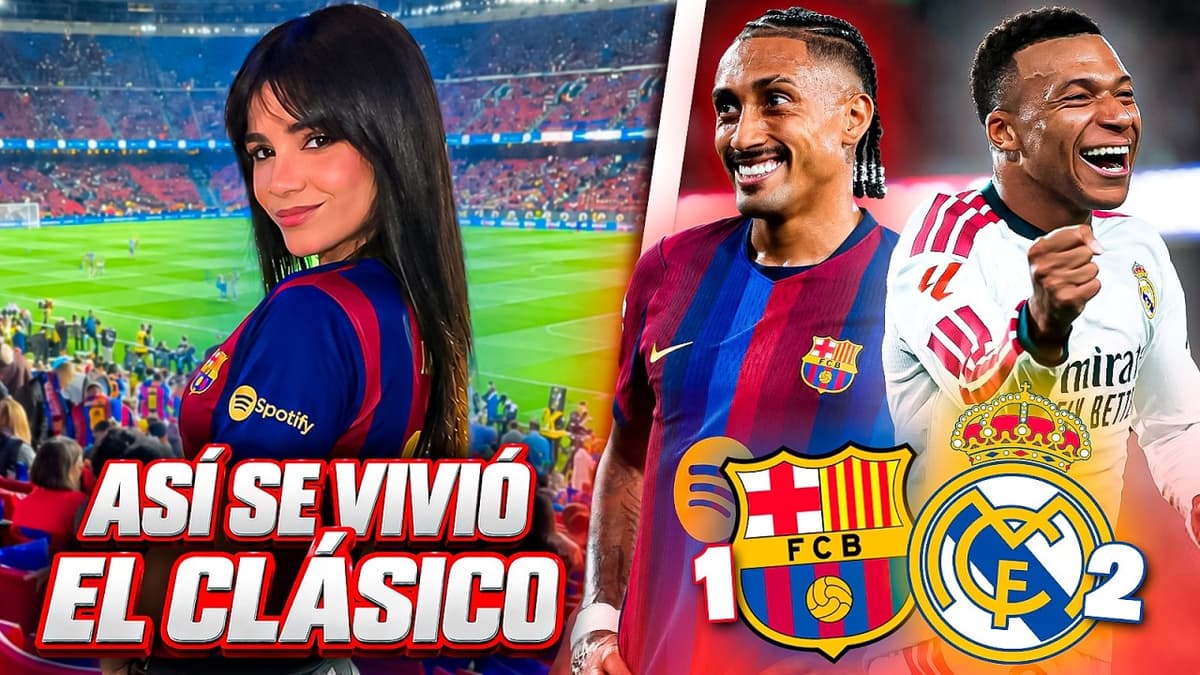¡MI PRIMER CLÁSICO! - 💙❤ BARCELONA 1-2 REAL MADRID 🤍